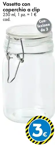 Tedi Vasetto con coperchio a clip offerta