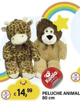 Peluche animali 80 cm