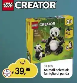 Il Gigante Animali selvatici: famiglia di panda offerta