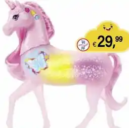 Il Gigante Barbie unicorno luci suoni offerta