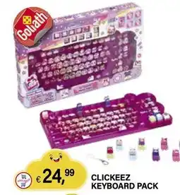 Il Gigante Clickeez keyboard pack offerta