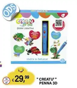 Il Gigante "creatu' " penna 3d offerta