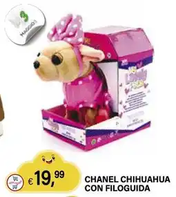 Il Gigante Chanel chihuahua con filoguida offerta