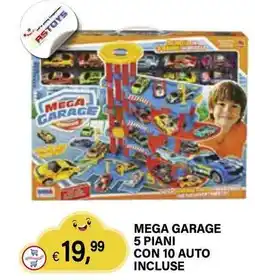Il Gigante Mega garage 5 piani con 10 auto incluse offerta