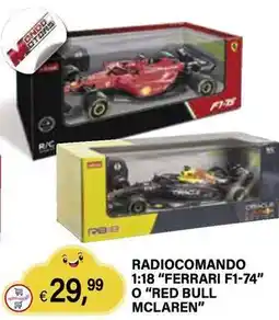 Il Gigante RADIOCOMANDO 1:18 “FERRARI F1-74” O "RED BULL MCLAREN" offerta