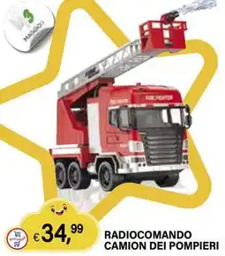 Il Gigante Radiocomando camion dei pompieri offerta