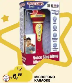 Il Gigante Bontempi microfono karaoke offerta