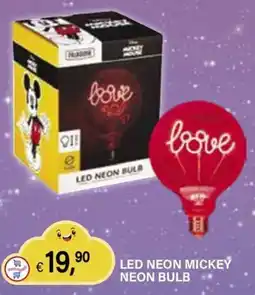 Il Gigante Led neon mickey neon bulb offerta