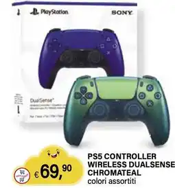 Il Gigante PS5 controller wireless dualsense chromateal offerta