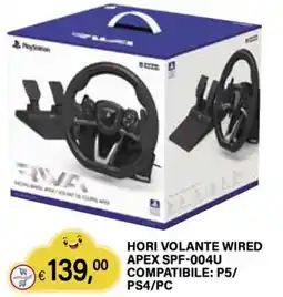 Il Gigante HORI VOLANTE WIRED APEX SPF-004UCOMPATIBILE: P5/ PS4/PC offerta