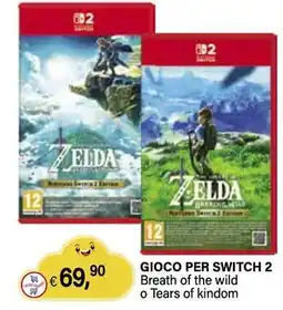 Il Gigante Gioco per switch 2 breath of the wild o tears of kindom offerta