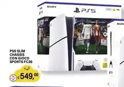 Il Gigante PS5 slim chassis con gioco sports FC26 offerta