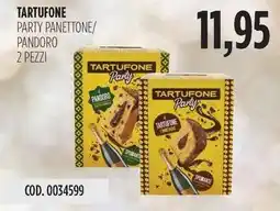 Carico Cash & Carry Tartufone party panettone/ pandoro 2 pezzi offerta