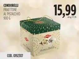 Carico Cash & Carry Condorelli panettone al pistacchio offerta