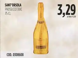Carico Cash & Carry Sant'orsola prosecco doc offerta