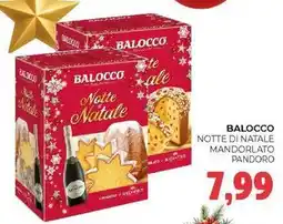 Eté Balocco notte di natale mandorlato pandoro offerta