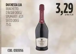 Carico Cash & Carry Duchessa lia brachetto d'acqui docg/ spumante asti secco docg offerta