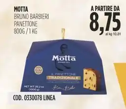 Carico Cash & Carry Motta bruno barbieri panettone offerta
