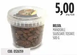 Carico Cash & Carry Belsol mandorle sgusciate tostate offerta