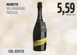Carico Cash & Carry Mionetto valdobbiadene prosecco offerta