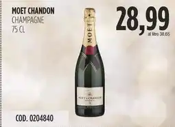 Carico Cash & Carry Moet chandon champagne offerta