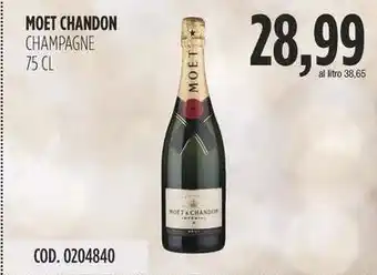 Moet chandon champagne