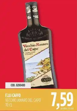 Carico Cash & Carry F.lli caffo vecchio amaro del capo offerta