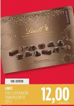 Carico Cash & Carry Lindt dolci capolavori dark offerta