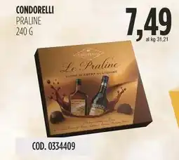 Carico Cash & Carry Condorelli praline offerta