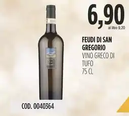 Carico Cash & Carry Feudi di san gregorio vino greco di tufo offerta