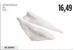Carico Cash & Carry Filettoni di baccalà cod offerta