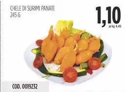 Carico Cash & Carry Chele di surimi panate offerta
