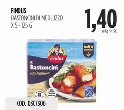 Carico Cash & Carry Findus bastoncini di merluzzo offerta