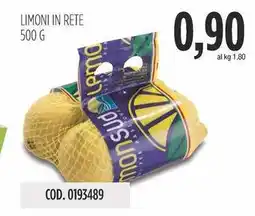 Carico Cash & Carry Limoni in rete offerta