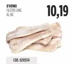 Carico Cash & Carry D'avino filetto ling offerta