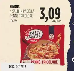 Carico Cash & Carry Findus 4 salti in padella penne tricolore offerta