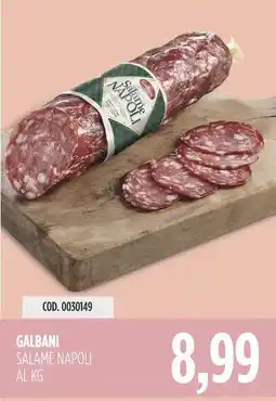 Carico Cash & Carry Galbani salame napoli offerta