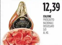 Carico Cash & Carry Italfine prosciutto nazionale dissossato s/o offerta