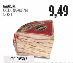 Carico Cash & Carry Iavarone ciccioli napoletani 1/4 offerta