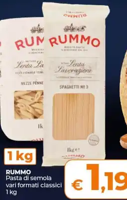 Ipercoop RUMMO Pasta di semola offerta