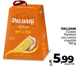 Ipercoop PALUANI I Golosi Pandoro con crema chantilly offerta