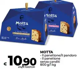 Ipercoop MOTTA Il panettone/il pandoro Il panettone senza canditi offerta