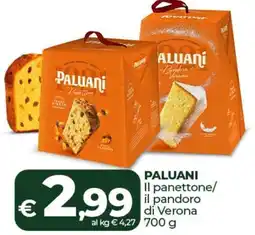 Ipercoop PALUANI Il panettone/ il pandoro di Verona offerta