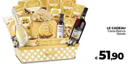 Ipercoop LE CADEAU Cesta Bianco Natale offerta
