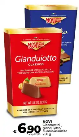 Ipercoop NOVI Cioccolatini gianduiotto/ cuadro/assortito offerta