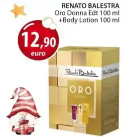 Acqua & Sapone RENATO BALESTRA Oro Donna Edt + Body Lotion offerta