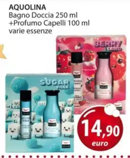 Acqua & Sapone AQUOLINA Bagno Doccia + Profumo Capelli offerta
