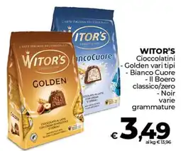 Ipercoop WITOR'S Cioccolatini offerta
