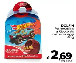 Ipercoop DOLFIN Panettoncino al Cioccolato offerta