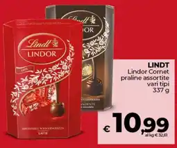 Ipercoop LINDT Lindor Cornet offerta